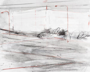 Storage Facility 2 gouache and graphite on cartridge paper_30 x 33 cm